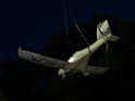 BF Koeln Kleinflugzeug in Koeln Flittard abgestuerzt  P53